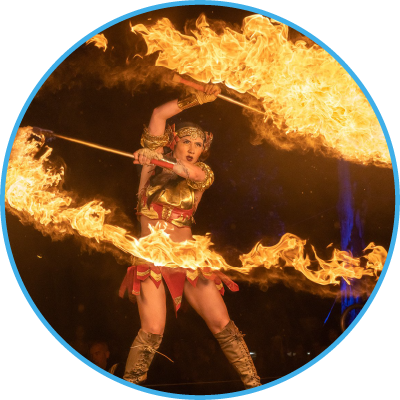 Fire Performers - Events Entertainment | Hoop Sparx