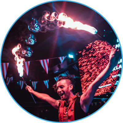 Fire Performers - Events Entertainment | Hoop Sparx