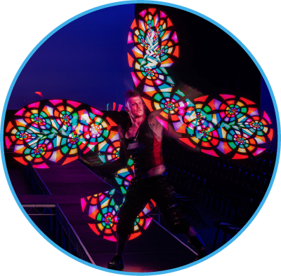 LED Performers - Events Entertainment | Hoop Sparx