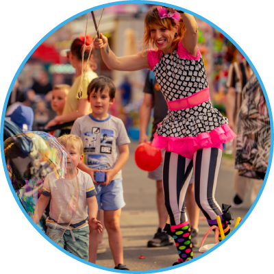 Roving Circus Performers - Events Entertainment | Hoop Sparx