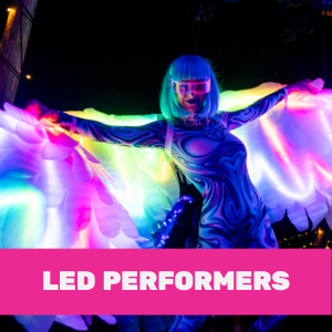 LED Performers | Hoop Sparx - Circus Entertainment